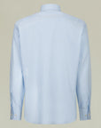 Cotton Pinstripe Shirt White Light Blue