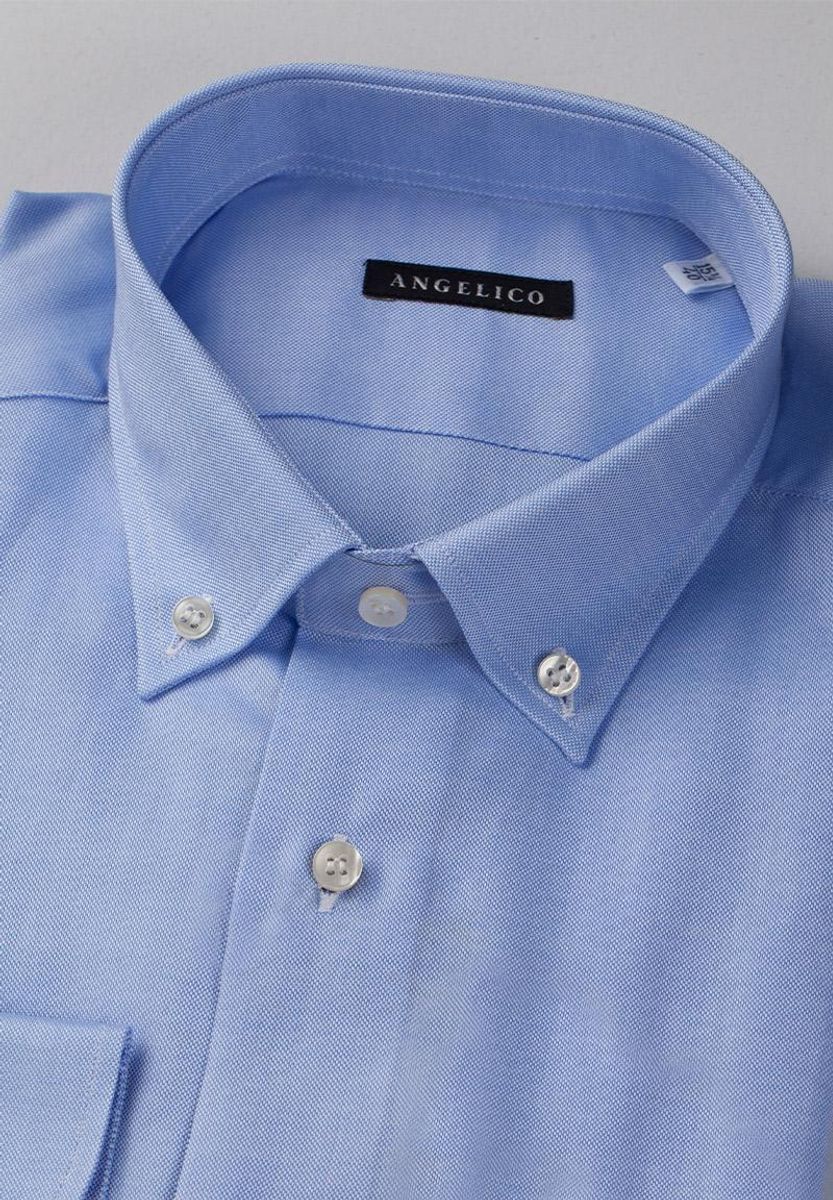 Camicia azzurra oxford BD Slim-Angelico