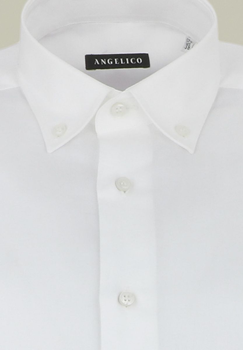 Camicia bianca oxford BD slim-Angelico