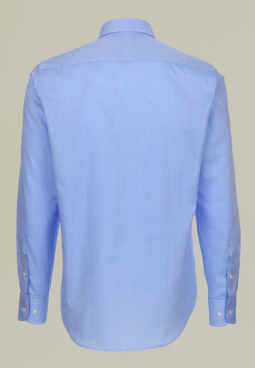 Camicia azzurra oxford BD con Taschino regular fit-Angelico