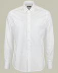 White Cotton Twill Shirt