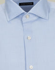 Camicia azzurra unita twill Fr.int-Angelico