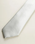 Cravatta Gray Satin Ceremony Tie