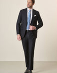 Custom Fit Midnight Blue 140S Virgin Wool Suit