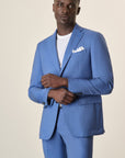 Unlined Custom Fit Air Force Blue Suit