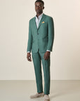 Unlined Green Custom Fit Suit