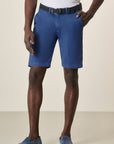 Royal Gabardine Stretch Cotton Bermuda Shorts