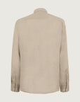 Custom fit linen sand shirt