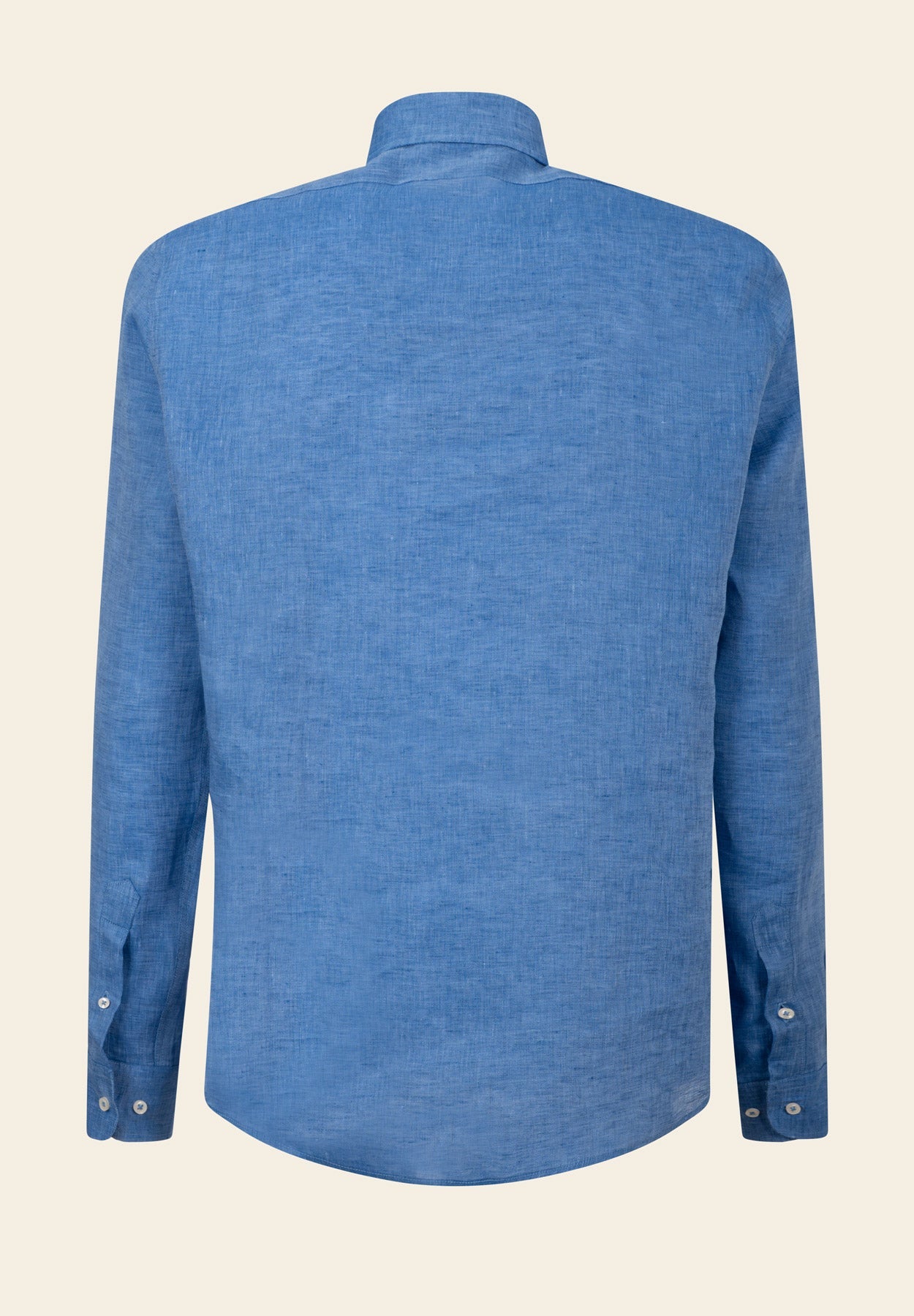 Custom Fit Linen Air Force Blue Shirt
