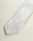White Damask Fabric Tie