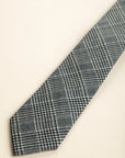 Blue and white Wales wool tie