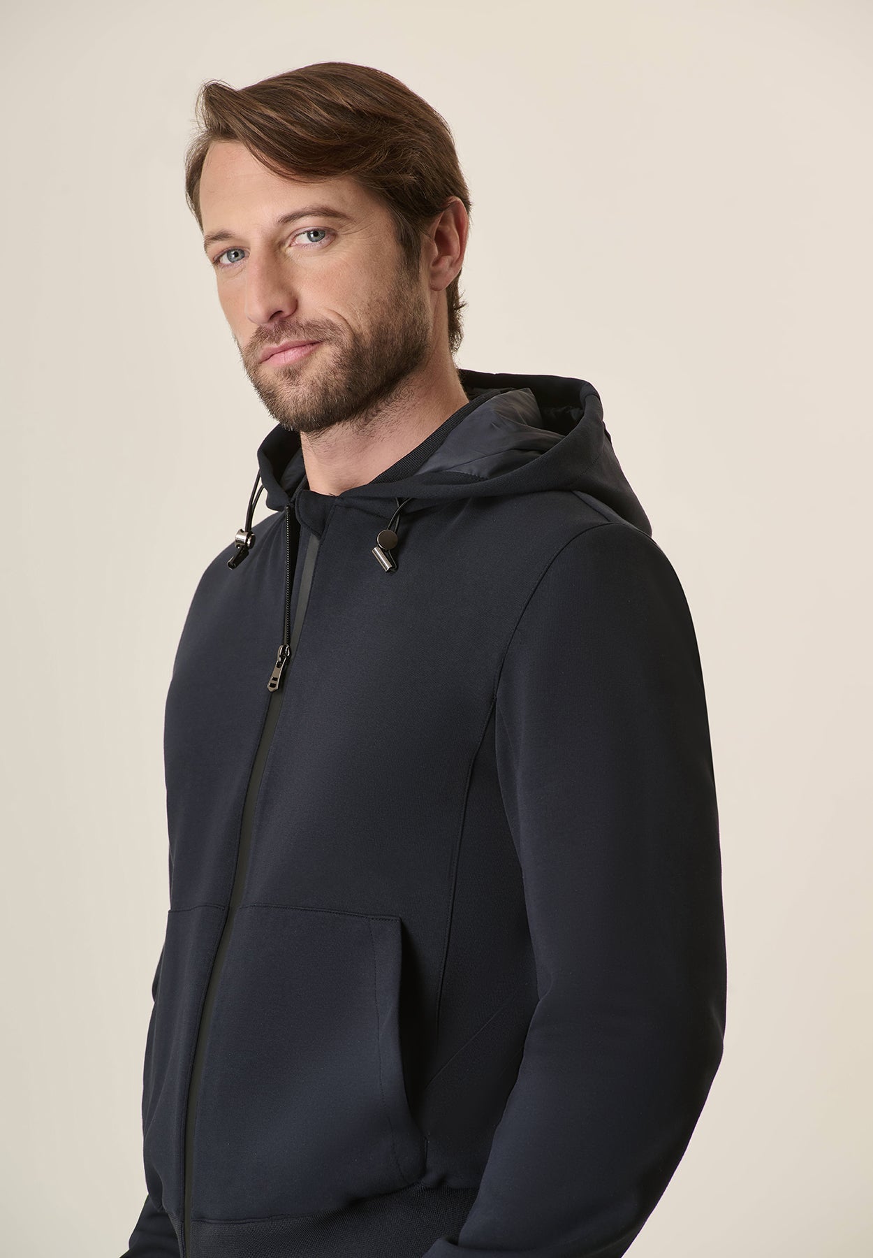 Blue Technical Hoodie