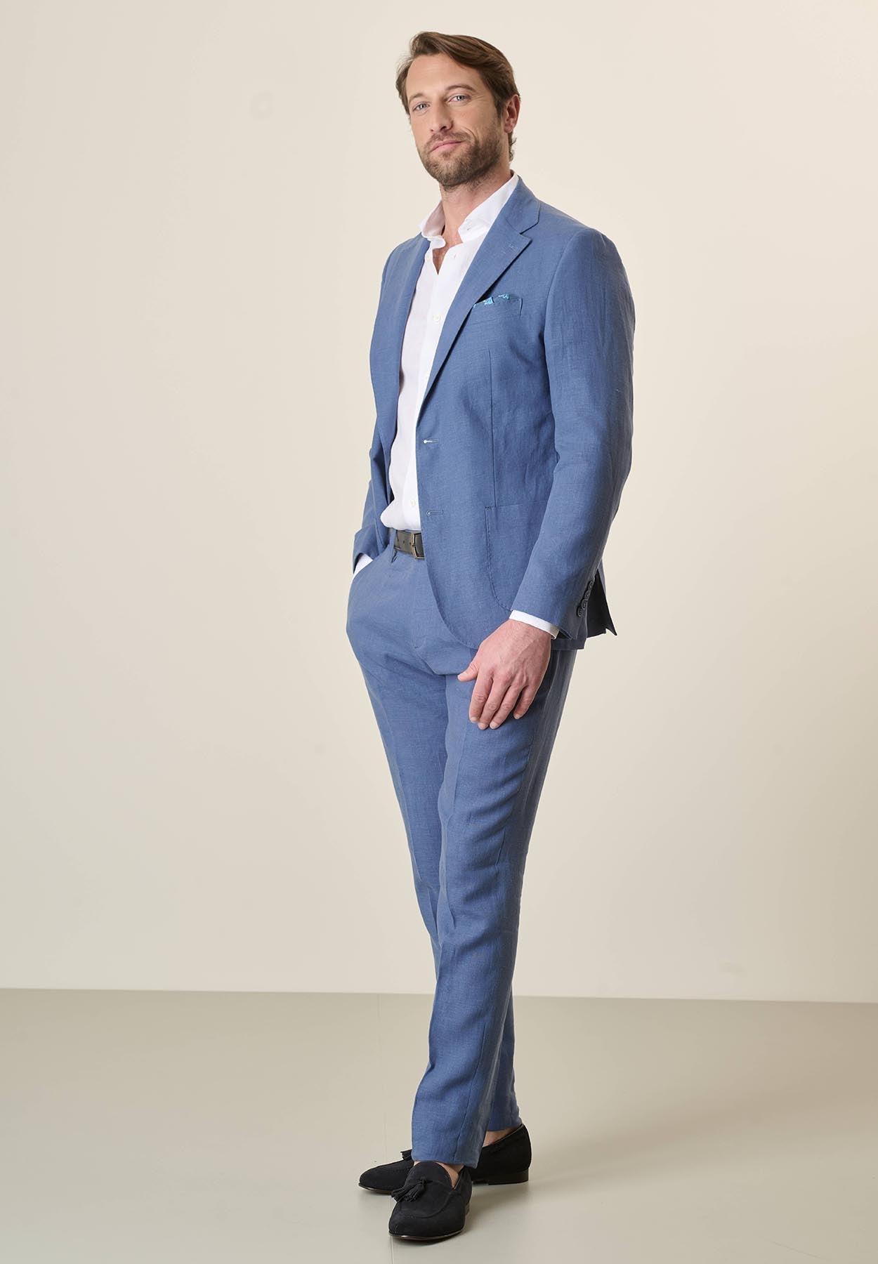 Custom Fit Linen Aviation Jacket