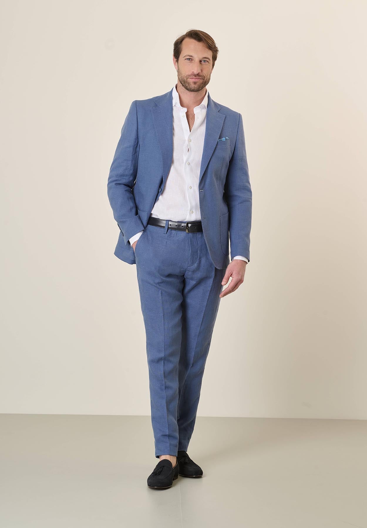 Custom Fit Linen Aviation Jacket