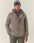 Technical sand jacket with hood and bib