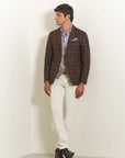 Lana Gatto Beige Merino Wool Buttoned Vest