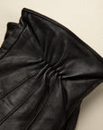 Black nappa leather glove