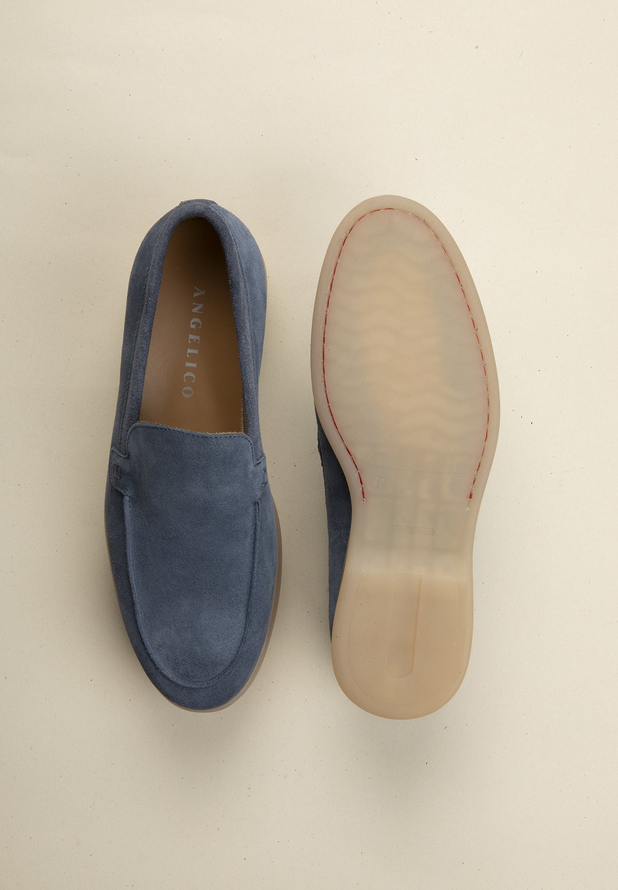 Suede Slip-On Jeans Moccasins