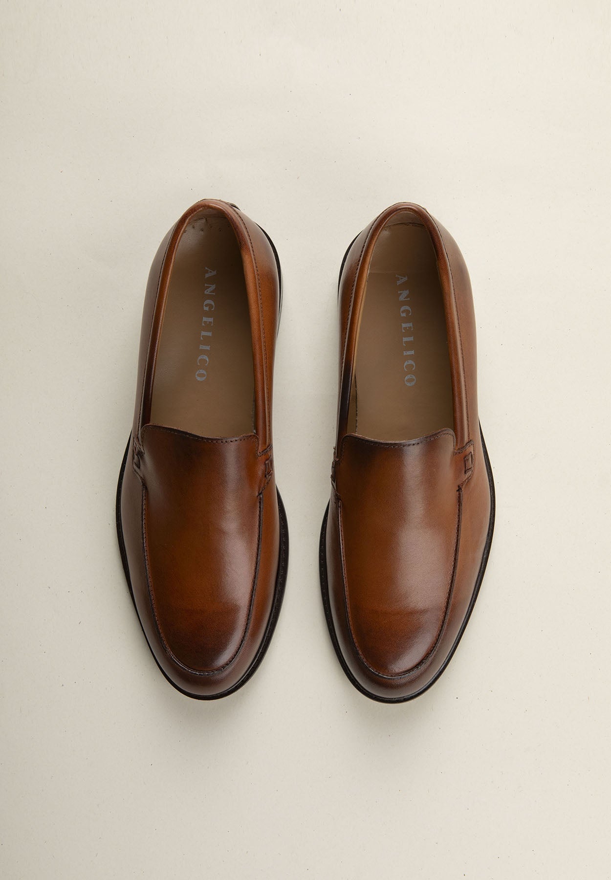 Tobacco Leather Moccasin