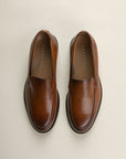 Tobacco Leather Moccasin