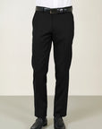 Black Sallia custom fit stretch wool trousers