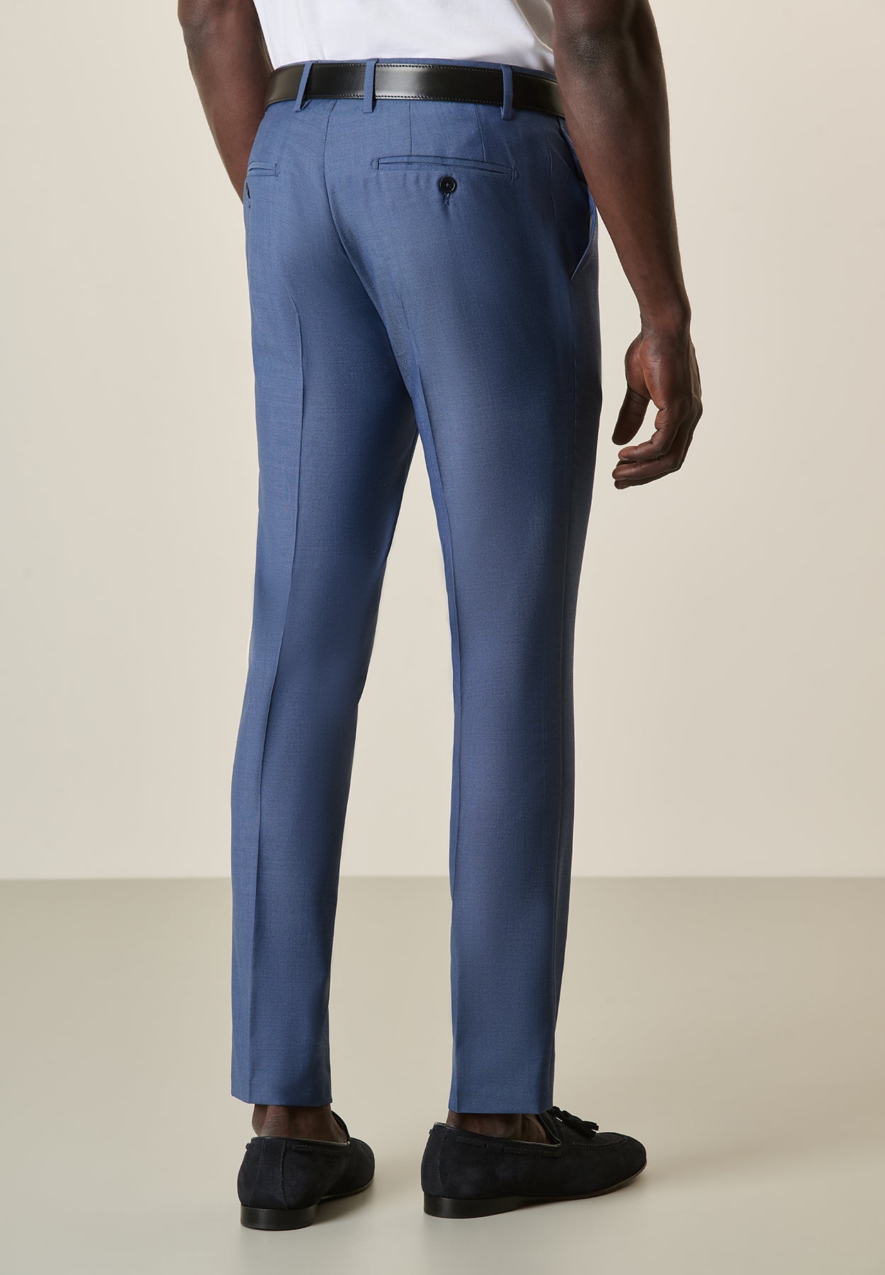 Custom Fit Mohair-Effect Virgin Wool Air Force Trousers