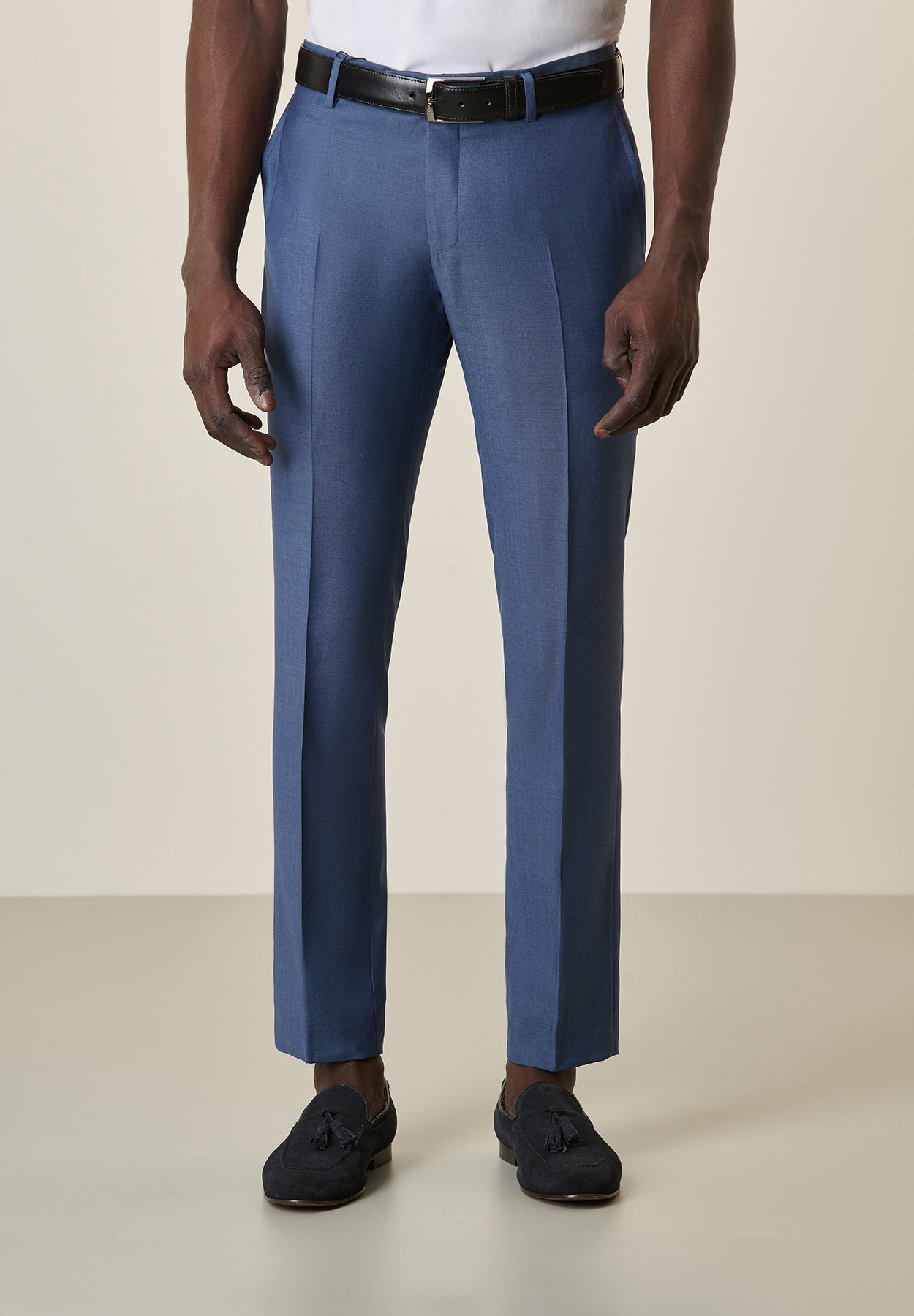 Custom Fit Mohair-Effect Virgin Wool Air Force Trousers