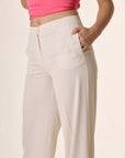 Pantalone panna palazzo-Angelico