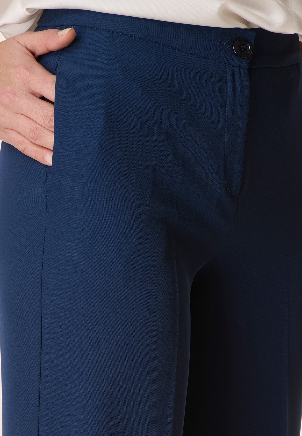 Pantalone blu palazzo-Angelico