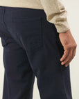 Bull slim fit 5-pocket blue cotton trousers
