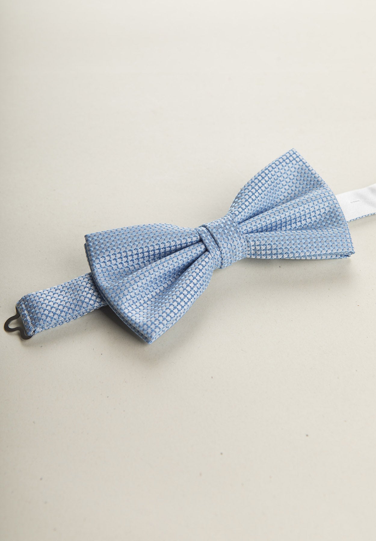 Light Blue Micro-Design Ceremony Bow Tie