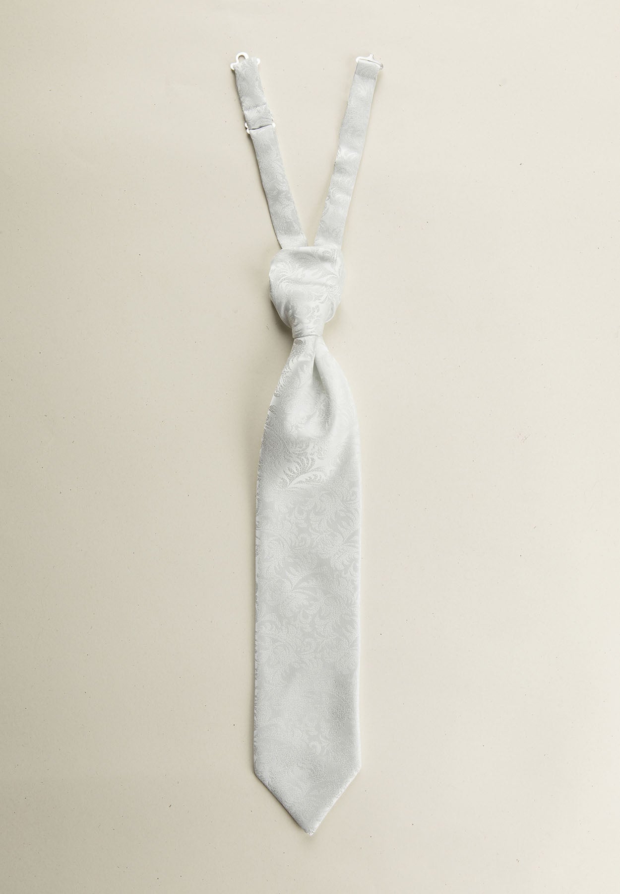 Ivory Damask Ceremony Plastron