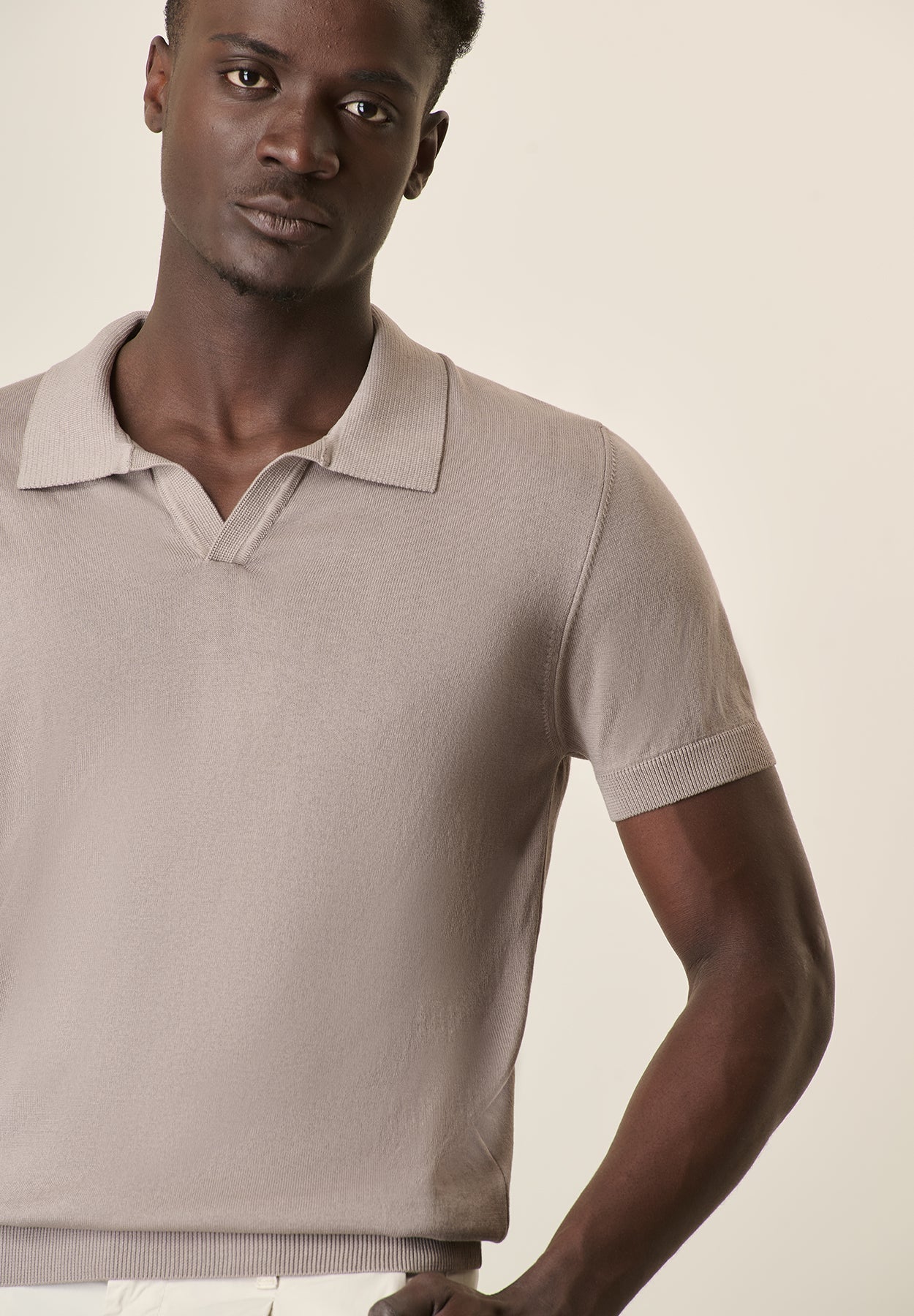 Mastic Cotton Tricot Derby Polo