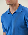 Air force derby polo shirt in tricotina cotton