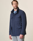 Technical Blue Safari Jacket