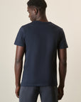 Navy Blue B-Stretch Cotton T-Shirt