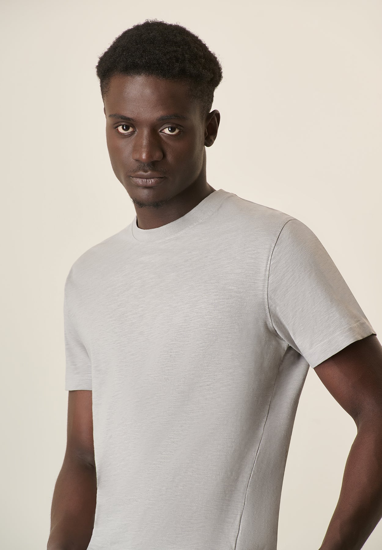 Pearl Slub Cotton T-Shirt