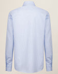 Camicia azzurra quadretto vichy francese regular fit-Angelico