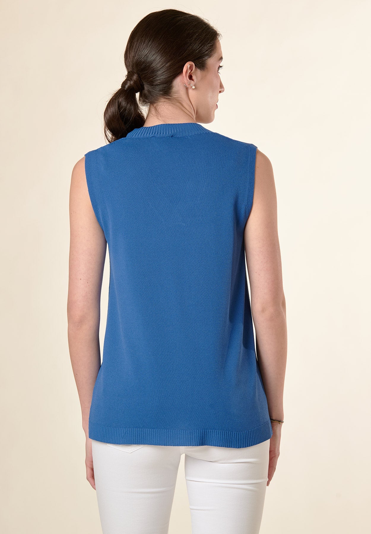 Gilet royal scollo V viscosa stretch-Angelico