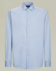 Camicia azzurra unita twill Fr.int-Angelico
