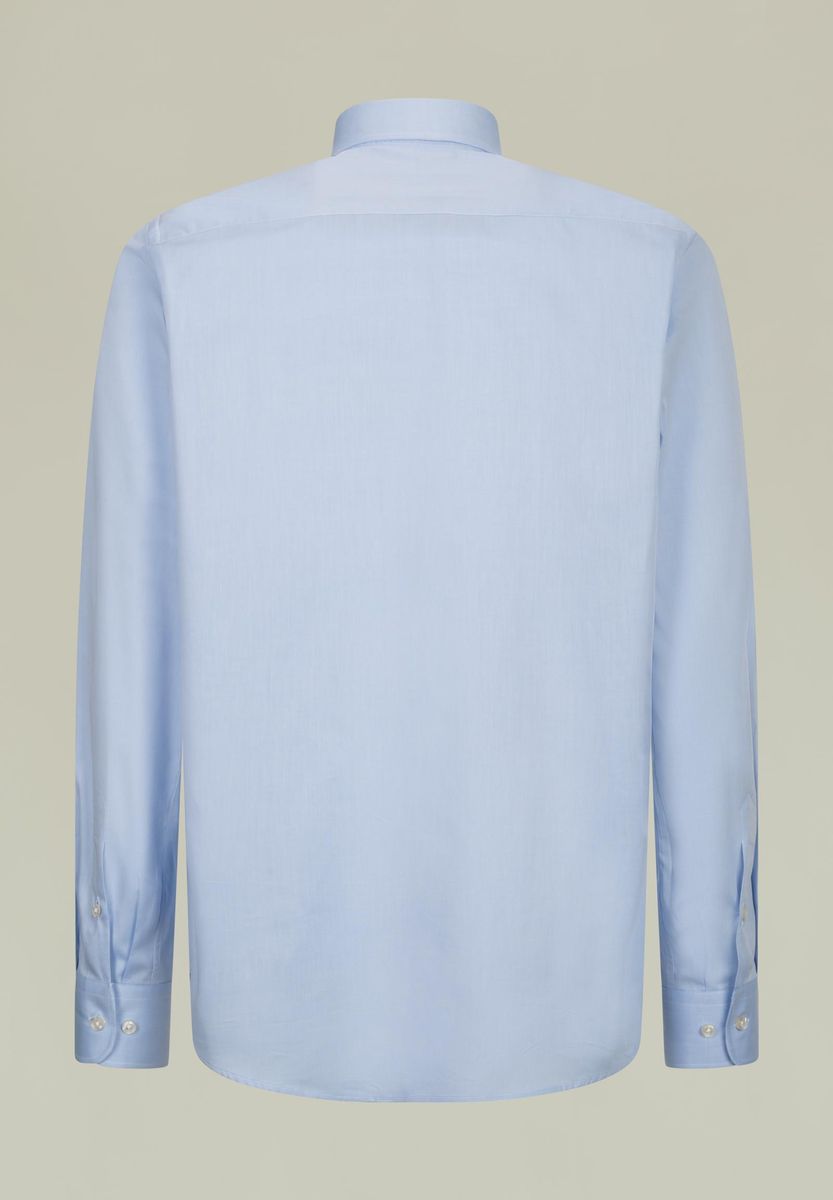 Camicia azzurra unita twill Fr.int-Angelico