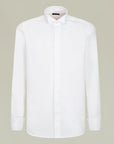 Camicia bianca diplomatica polso gemelli regular fit-Angelico