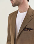 Custom fit Fil a Fil wool burnt suit