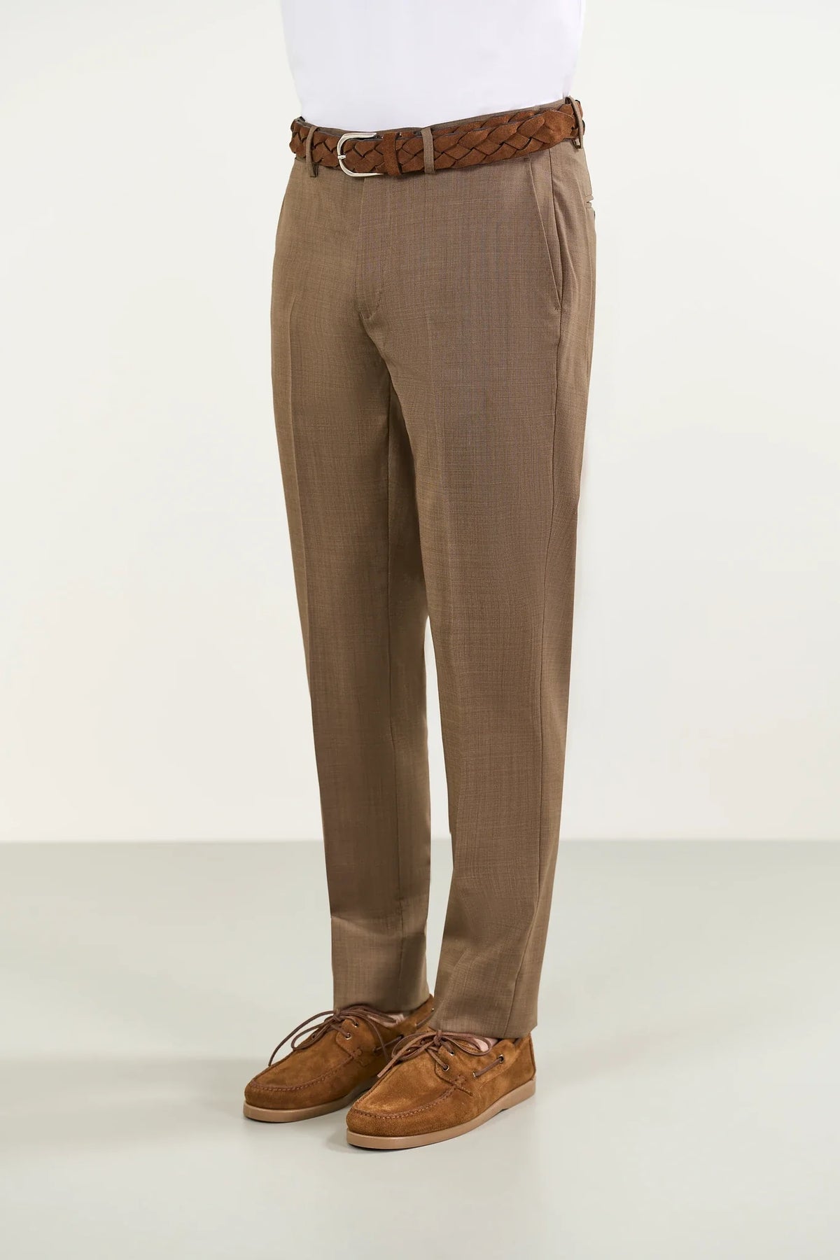 Custom fit Fil a Fil wool burnt suit