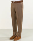Custom fit Fil a Fil wool burnt suit