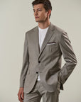 Beige sallia wool 110's custom fit suit