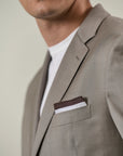 Beige sallia wool 110's custom fit suit