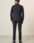 Custom Fit Midnight Blue 140S Virgin Wool Suit
