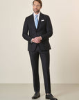 Custom Fit Midnight Blue 140S Virgin Wool Suit