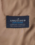 Unlined Beige Welsh Suit In Gorgomoro Virgin Wool, Custom Fit